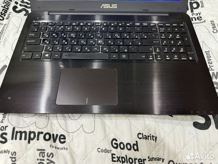 Ноутбук asus - i3-6100U/940MX-2GB/6-GB/SSD-120GB