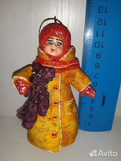 Ватные елочные игрушки новые