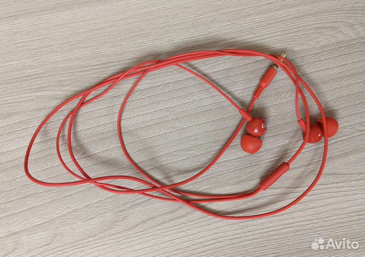 Наушники JBL C100SI, красный