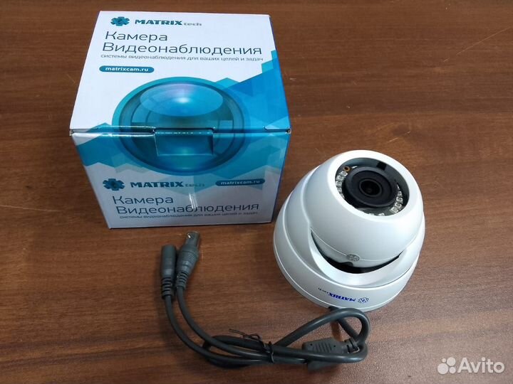 Антивандальная купольная Full HD Видеокамера