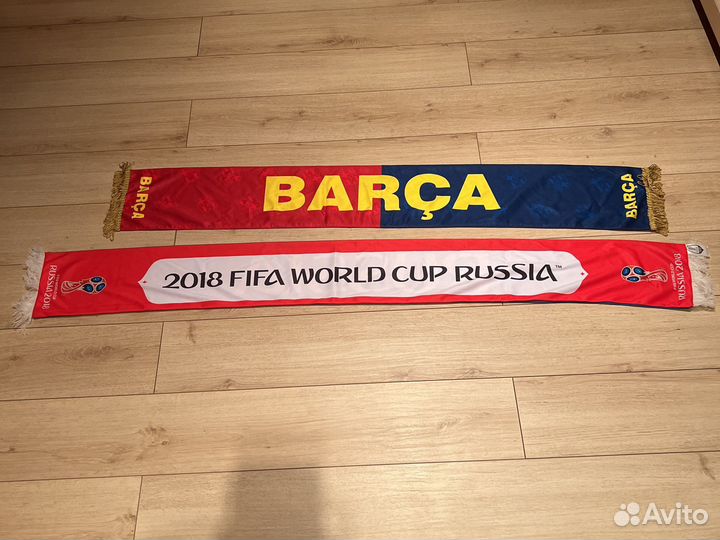 Футбольные шарфы (россия, Барселона,бк химки)