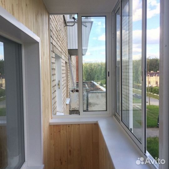 Алюминиевое остекление балконов