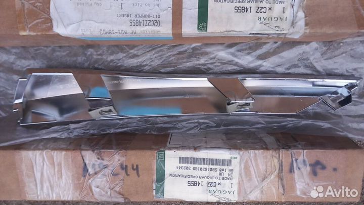 Jaguar XF 2007-2010 прав хром ус бампера sport 5 л