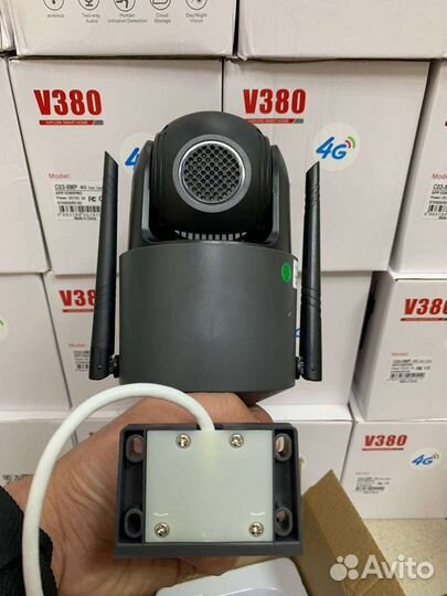 4g камера видеонаблюдения с двойным объективом