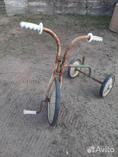 Трехколесный велосипед СССР на запчасти