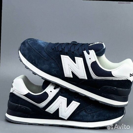 Кроссовки New Balance 574 Blue (Арт.38192)