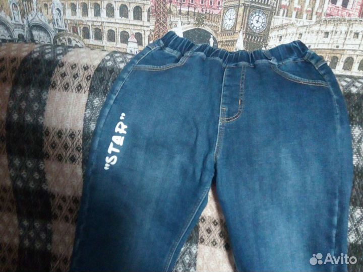 Джинсовые брюки на мальчика