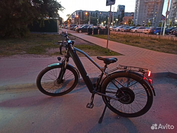 Электровелосипед hiper Engine MTB X1 серый