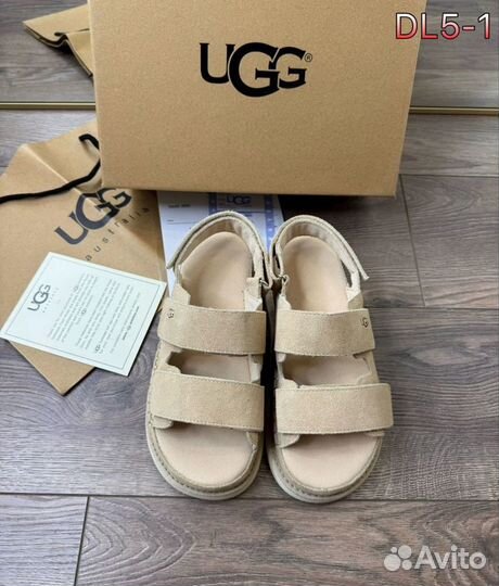 Сандалии натуральная кожа замша UGG