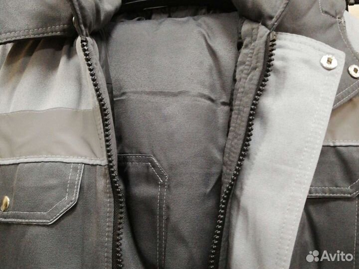 Костюм зимний мужской Титан серый спецодежда