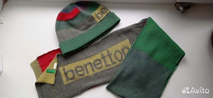 Шапка и шарф Benneton