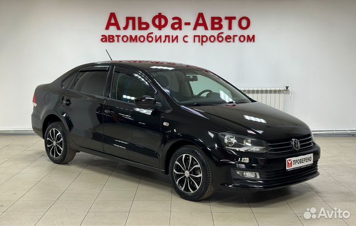 Volkswagen Polo 1.6 AT, 2016, 82 000 км