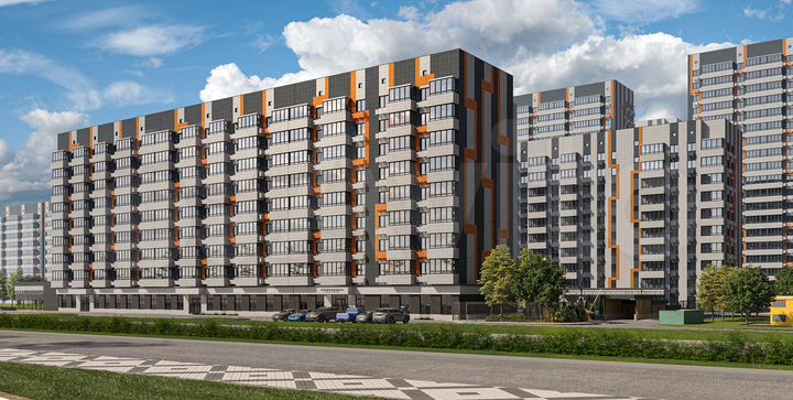 1-к. квартира, 34,2 м², 7/18 эт.