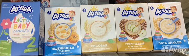 Каша и смесь Агуша