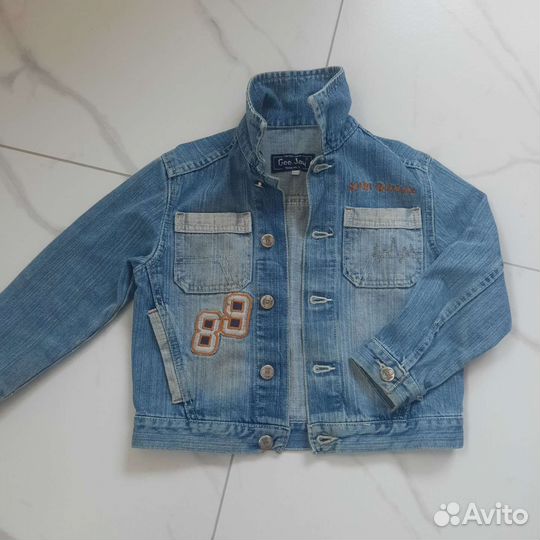 Джинсовая куртка для мальчика 104