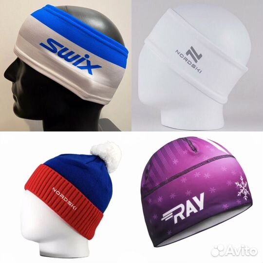 Повязки и шапки спортивные