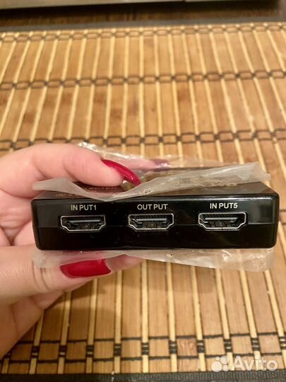 Hdmi switch 5 в 1 4К ultra HD