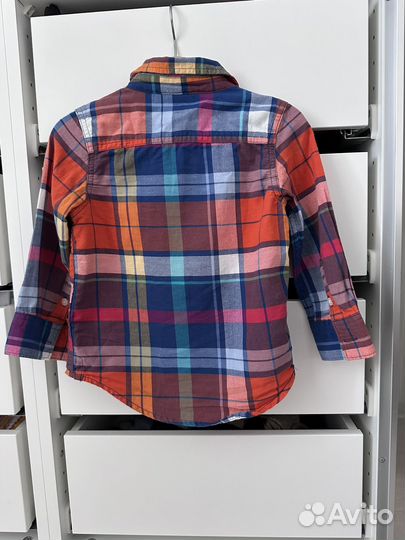 Рубашка gap в клетку на мальчика