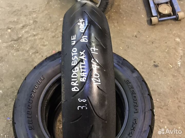 120/70/17 R17 bridgestone batllax BT002F (сервис)