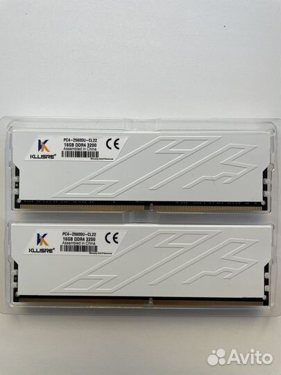 Оперативная память 16 GB DDR4