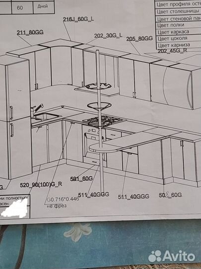 Кухня производства 