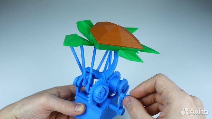 Игрушка подвижная Черепаха с механизмом