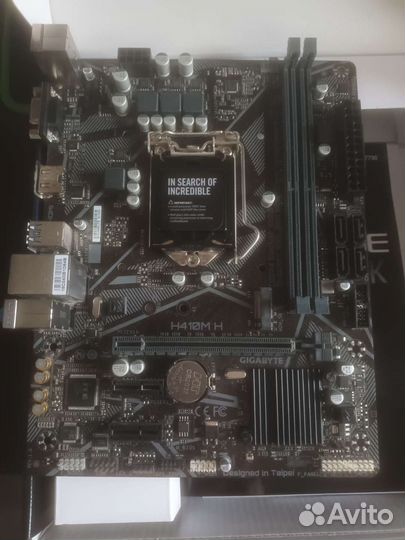 Материнская плата gigabyte h410-m h