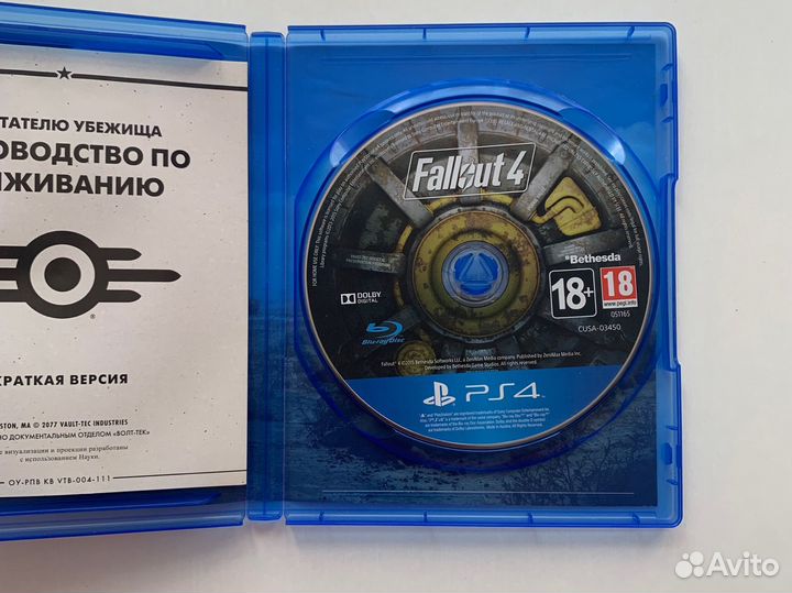Диск с игрой Fallout 4 для PS4