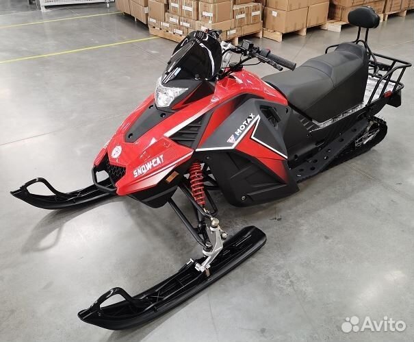 Снегоход снегоцикл Motax Snow Cat 150 красный