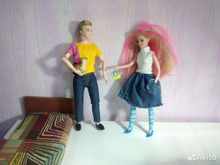 Куклы Кен и Барби семья
