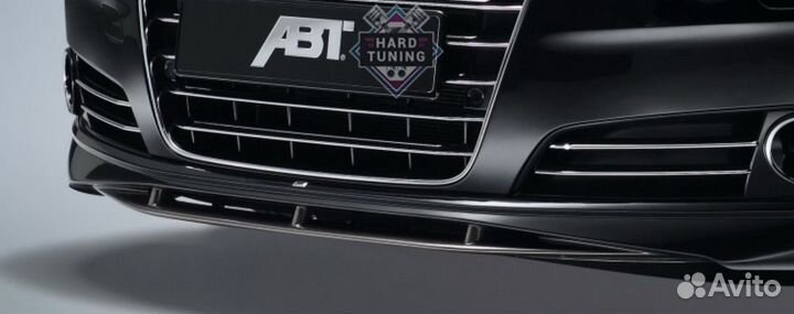 Губа ABT на бампер audi A8