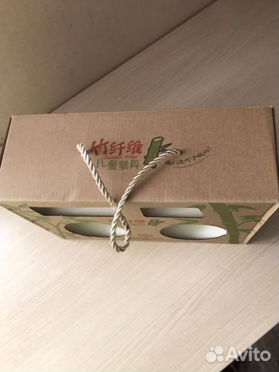 Детская бамбуковая посуда