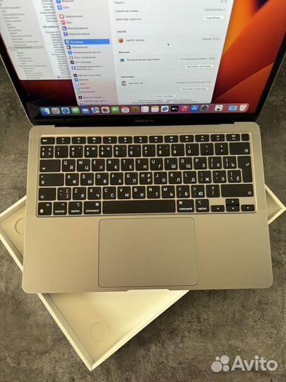 Apple MacBook Air 13 2020 m1 8gb 256 100%