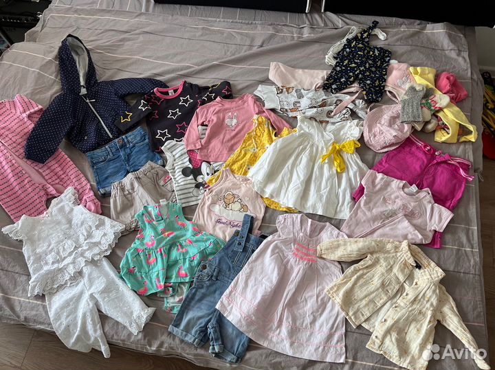 Пакет вещей на девочку 68-74