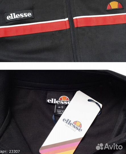 Олимпийка ellesse черная