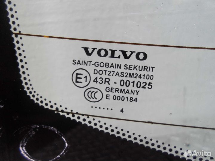 Стекло заднее Volvo S40 2 2.4