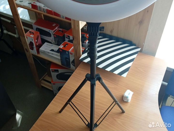 Кольцевая лампа со штативом rgb 45cm