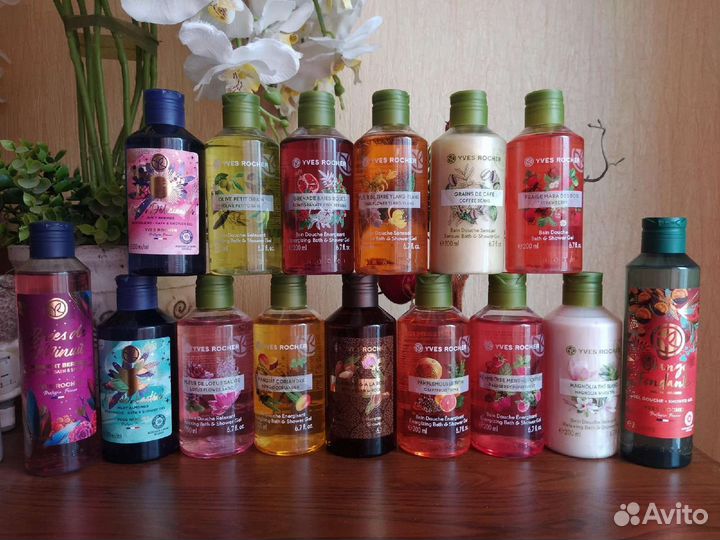 Yves Rocher. Гели для душа, мыло