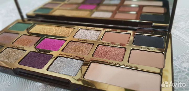 Палетка теней TOO faced chocolate gold