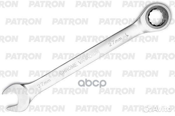 Patron Ключ комбинированный трещоточный, 27 мм