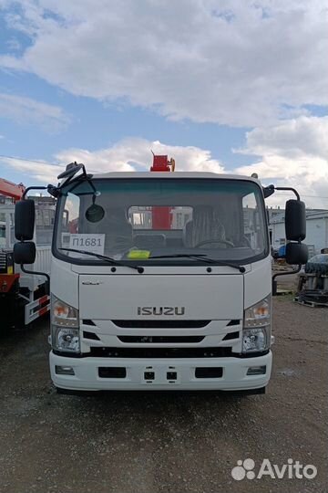 Isuzu Elf с КМУ, 2024