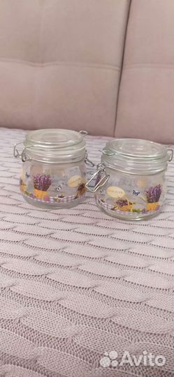 Банка стеклянная для сыпучих продуктов