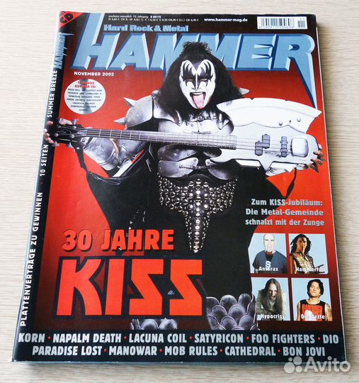 Metal Hammer - November 2002 - kiss