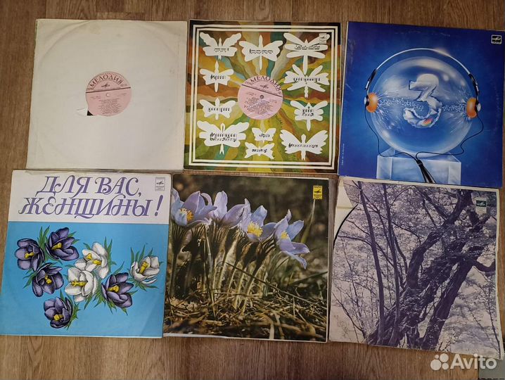 Пластинки виниловые много