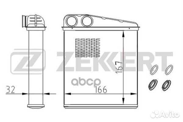 Радиатор отопителя Nissan Micra III (K12) 03