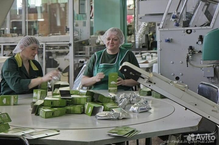 Упаковщик (ца) работа сидя