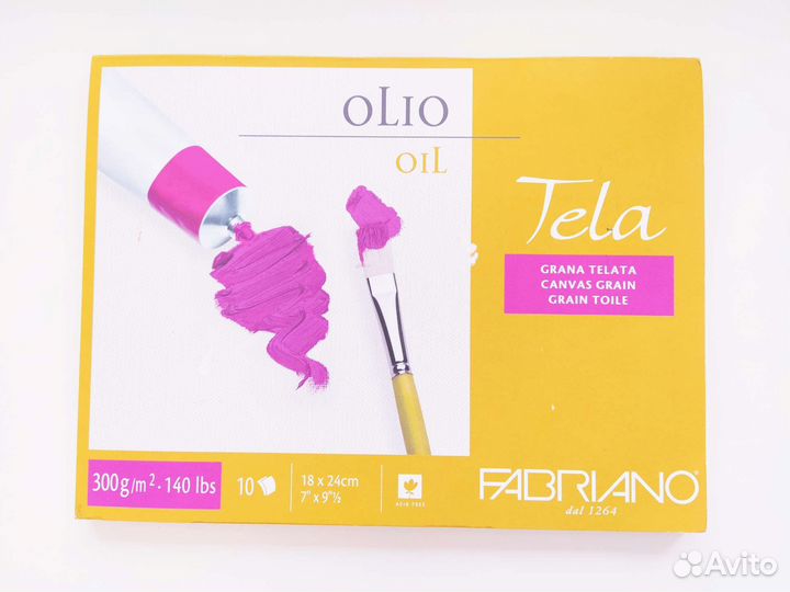 Бумага для рисования блок для масла Fabriano