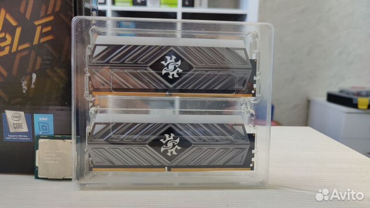 Комплект i3 10105f+h410+32gb ddr4+кулер