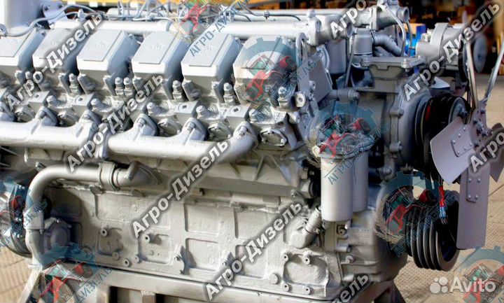 Двигатель ямз 240 бм 2 Кировец V12 300 л.с. -7.28