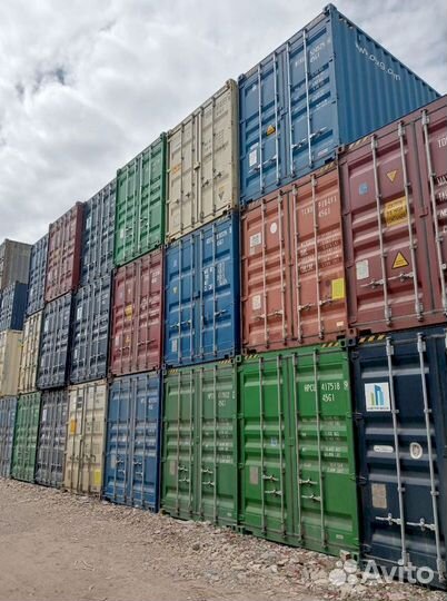 Морской контейнер в хорошем состоянии